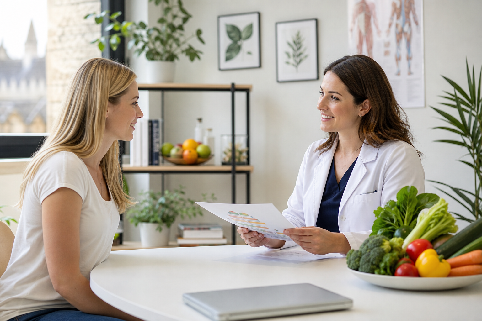 Healthy nutrition consultation